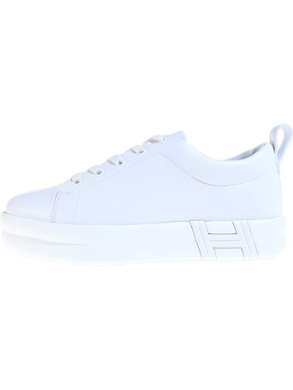 Hermes Happy Low Top Sneakers White Leather